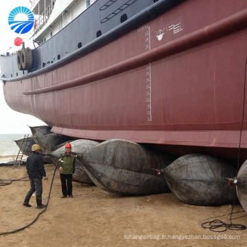 Lanceur de bateau principal et airbags gonflables en caoutchouc marins de levage